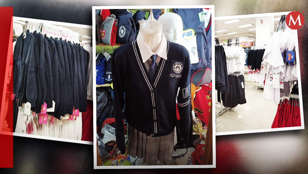 Los padres de familia gastarán entre mil 500 y 2 mil pesos por uniformes de sus hijos.