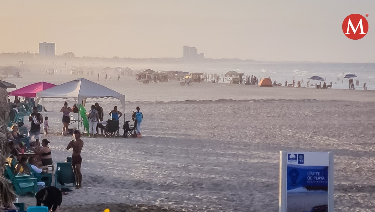 Playa Miramar en Ciudad Madero, Tamaulipas.