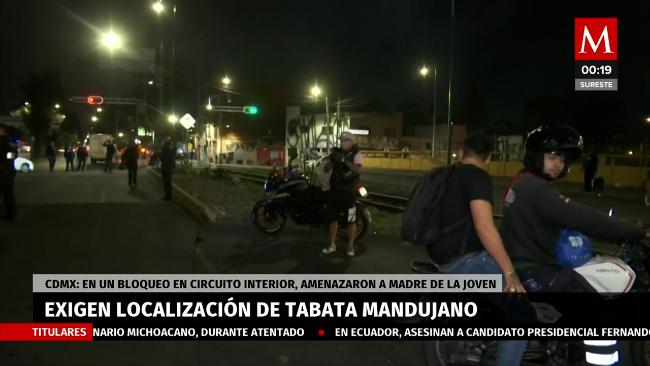 Protesta en Ciudad de México por la desaparición de Tabata Harumi Méndez