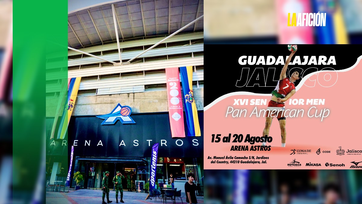 Arena Astros se convertirá en la casa del voleibol en Guadalajara (Twitter @astrosjalisco y codejalisco)