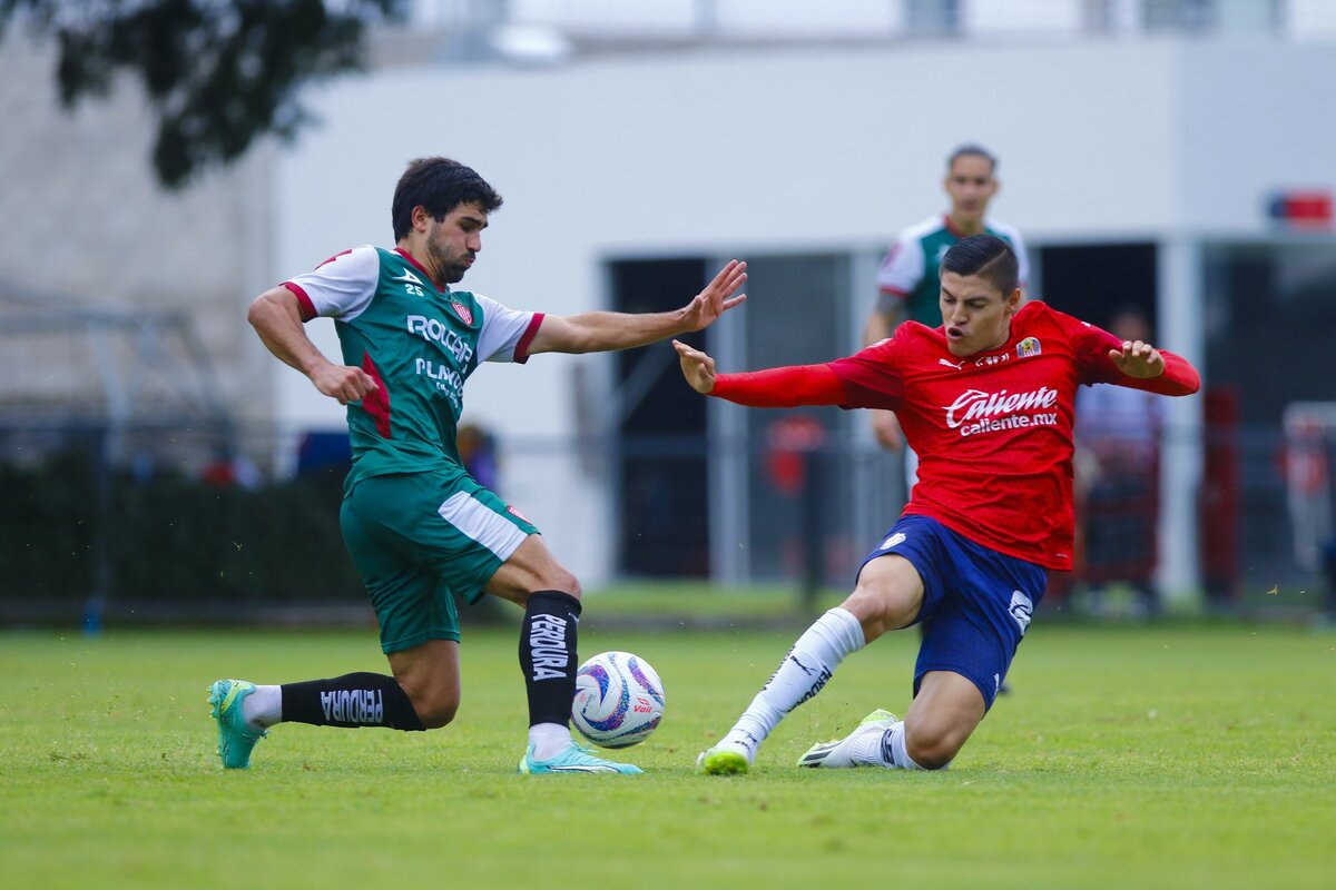 Chivas empata con Necaxa previo a la reanudación de la Liga Mx (Cortesía @ClubNecaxa)