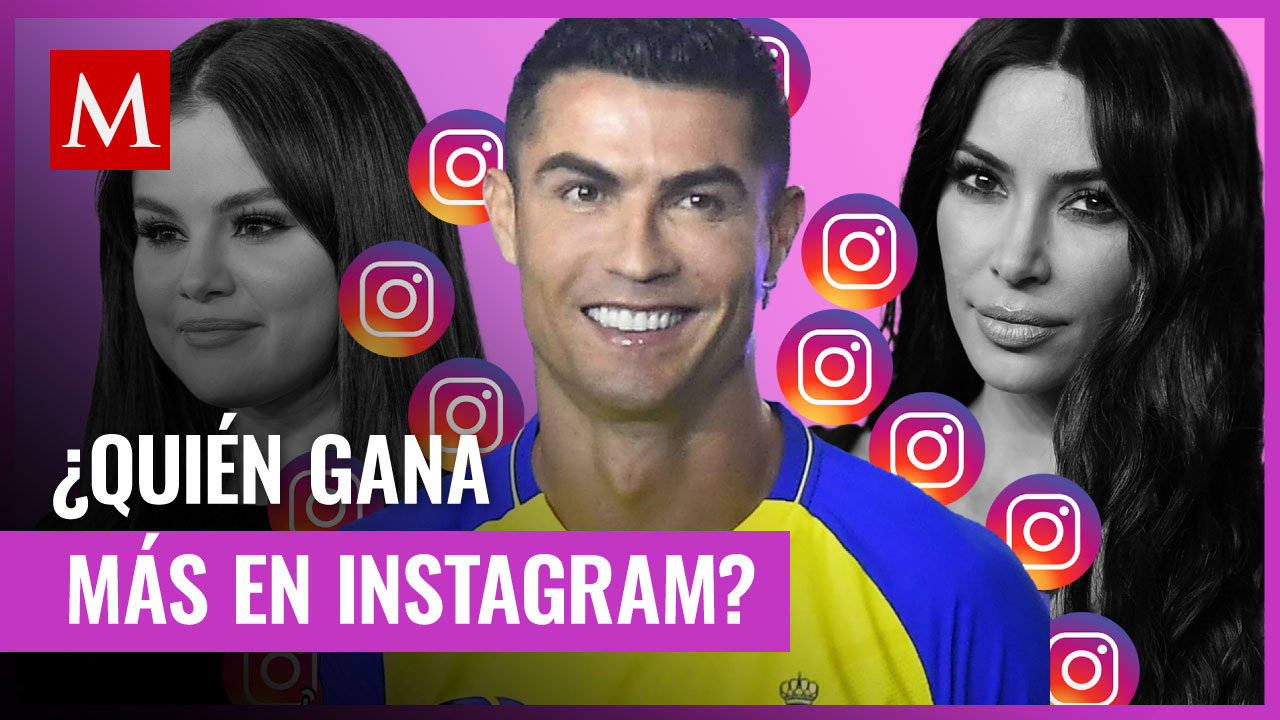 De Cristiano Ronaldo a Kim Kardashian. Estos famosos ganan millones de dólares en Instagram
