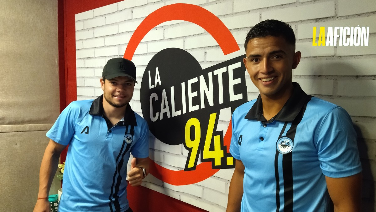 Eleuterio Jiménez y Omar Soto, jugadores del Tampico-Madero.