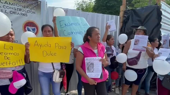 Familiares de joven desaparecida exigen intensificar labores de búsqueda en Chiapas