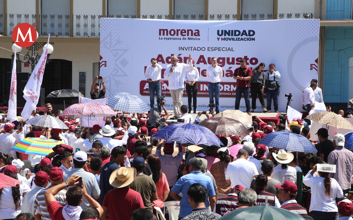 Adán Augusto visita Tampico. Foto: Yazmín Sánchez