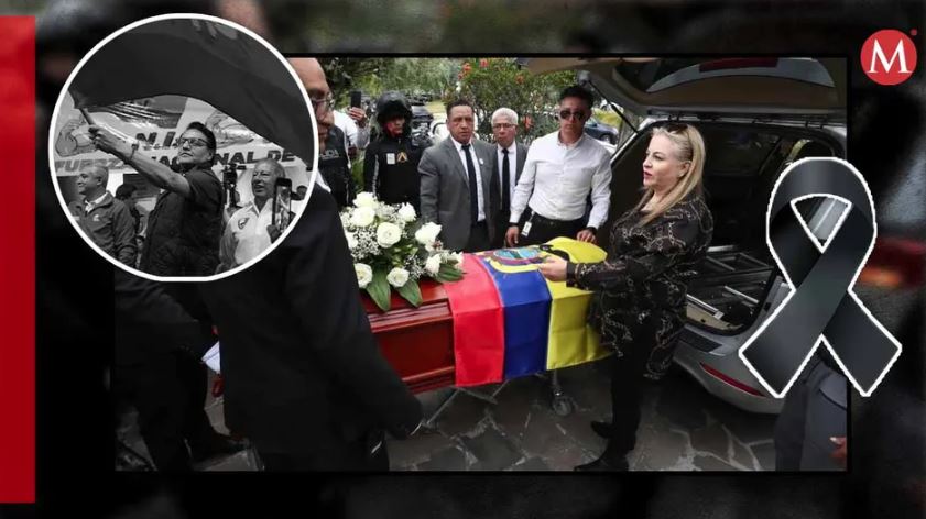Trasladan féretro de Fernando Villavicencio, candidato asesinado en Ecuador, a cementerio