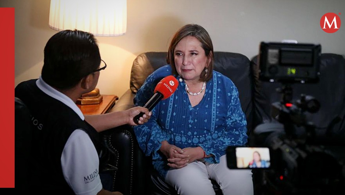 Xóchitl Gálvez en entrevista | Foto: Yazmín Sánchez