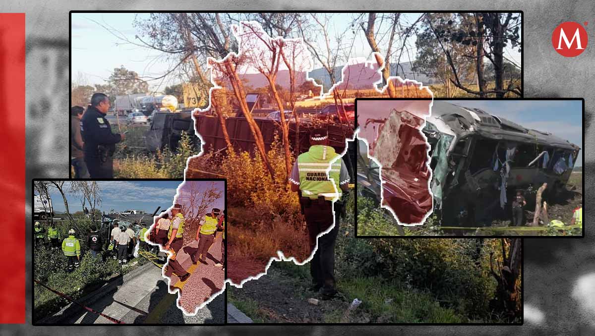 El accidente ocurrió a las 5:00 horas en el kilómetro 84 de la Autopista México- Querétaro.
