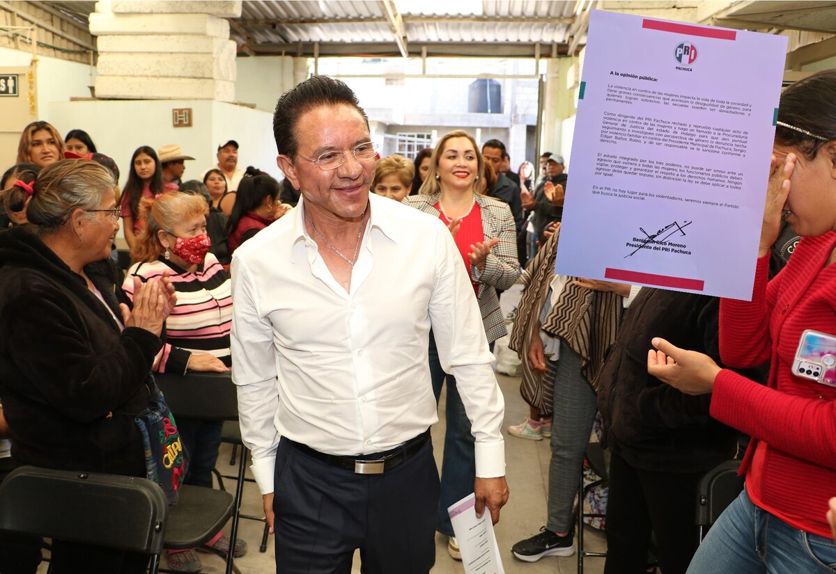 Benjamín Rico, presidente del PRI en el municipio de Pachuca. (Cortesía)