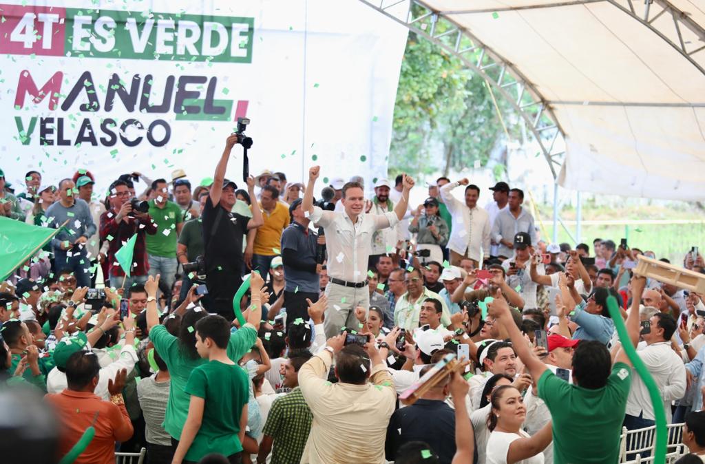 Manuel Velasco en Chiapas. (Especial)