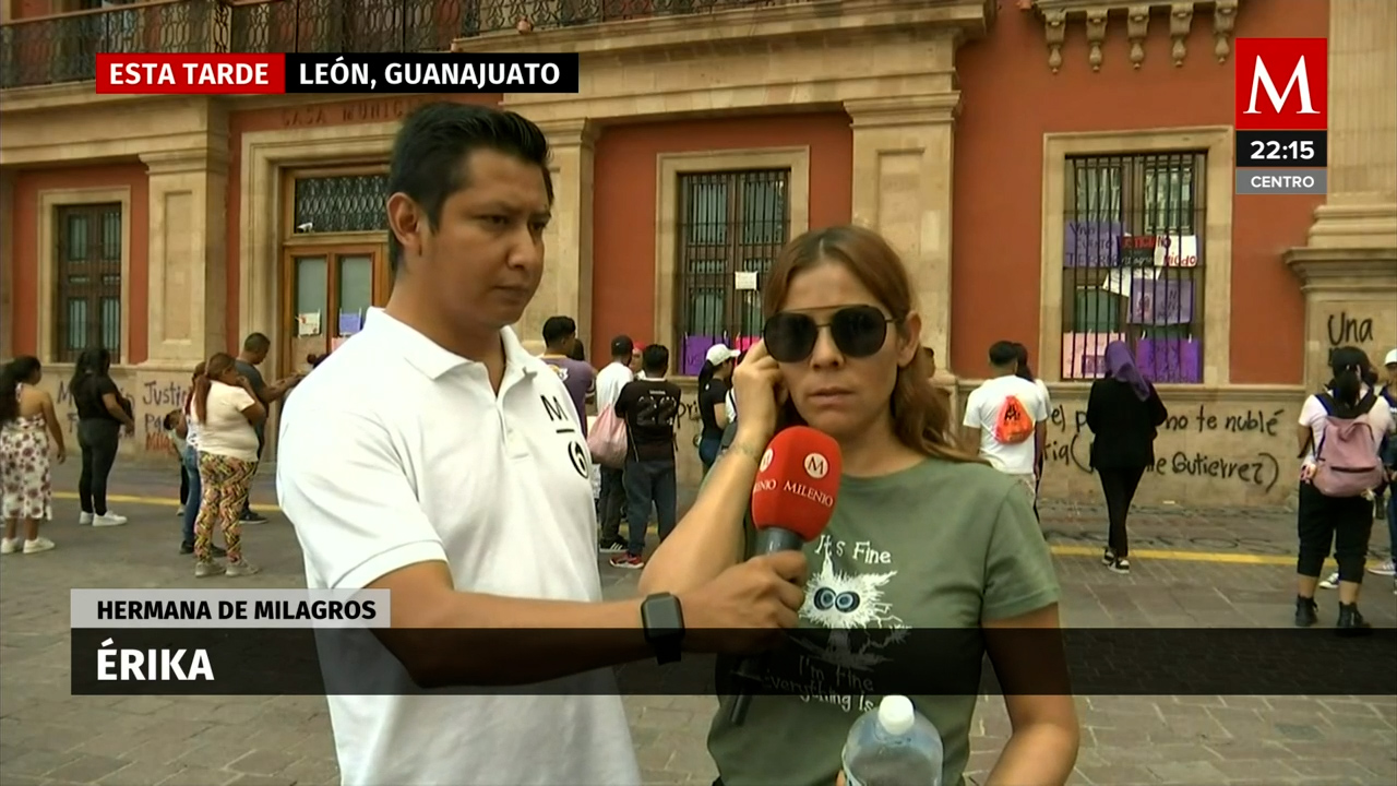 Marcha en León por Milagros Monserrat, exigiendo justicia por su trágico asesinato