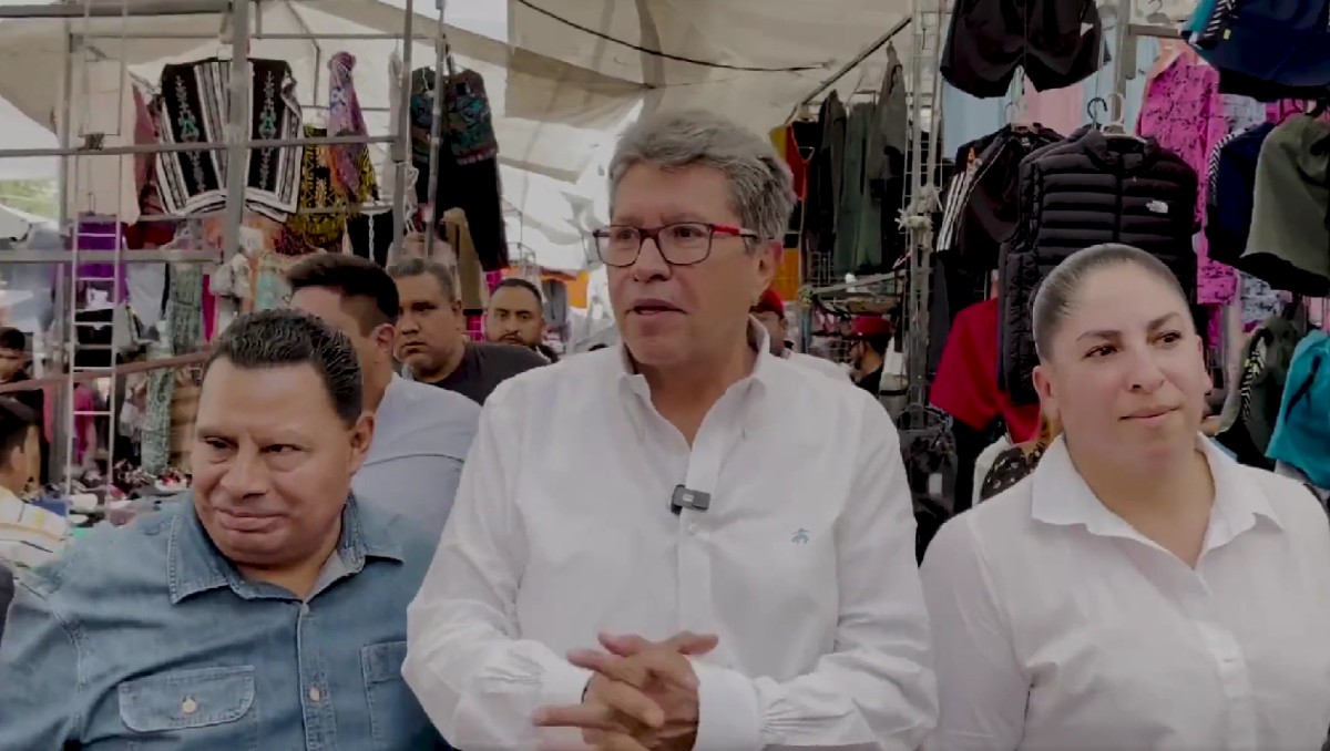 Monreal tuvo actividades este domingo en la Ciudad de México.| Captura