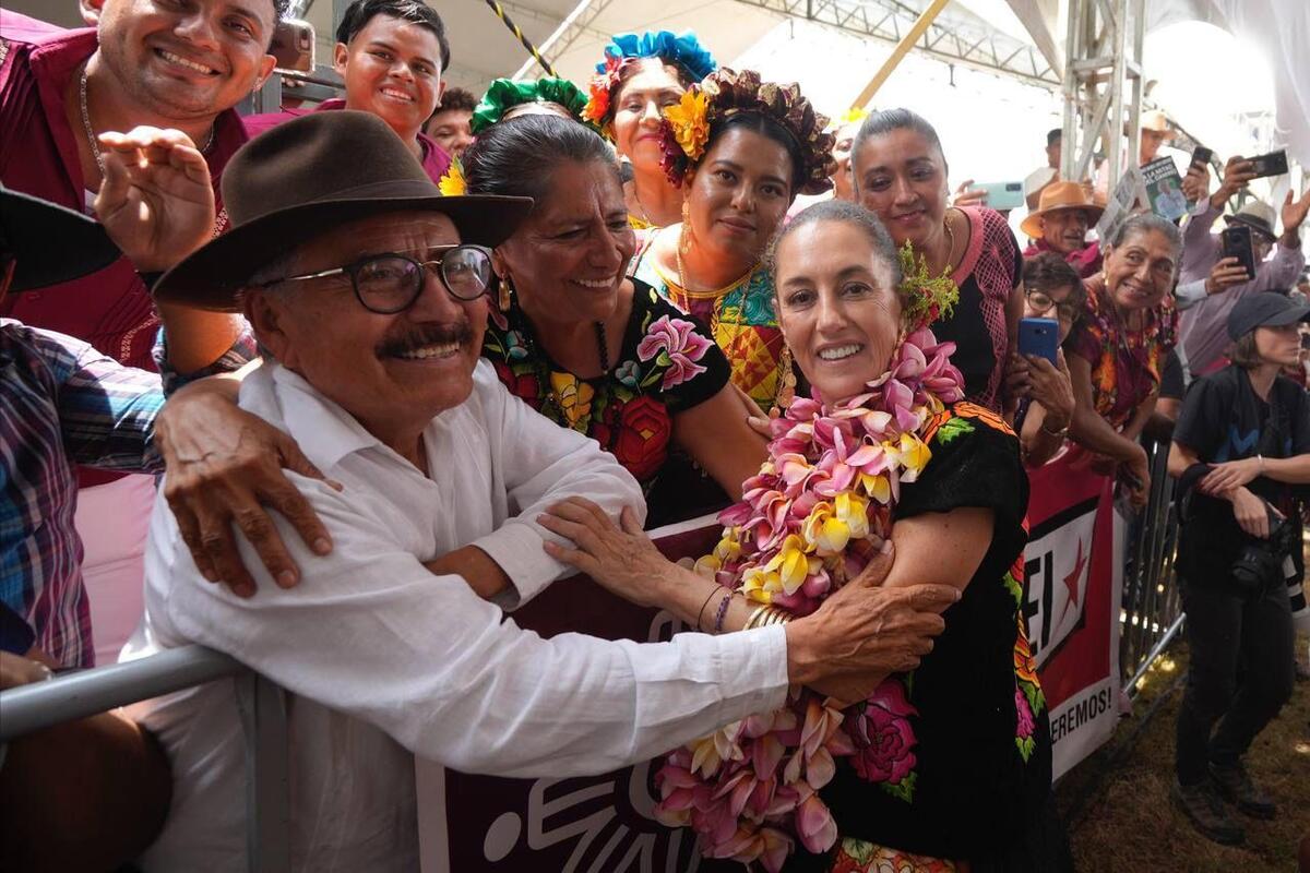 En Oaxaca, Claudia Sheinbaum llama a consolidar proyectos para detonar el desarrollo del sureste. (Especial)