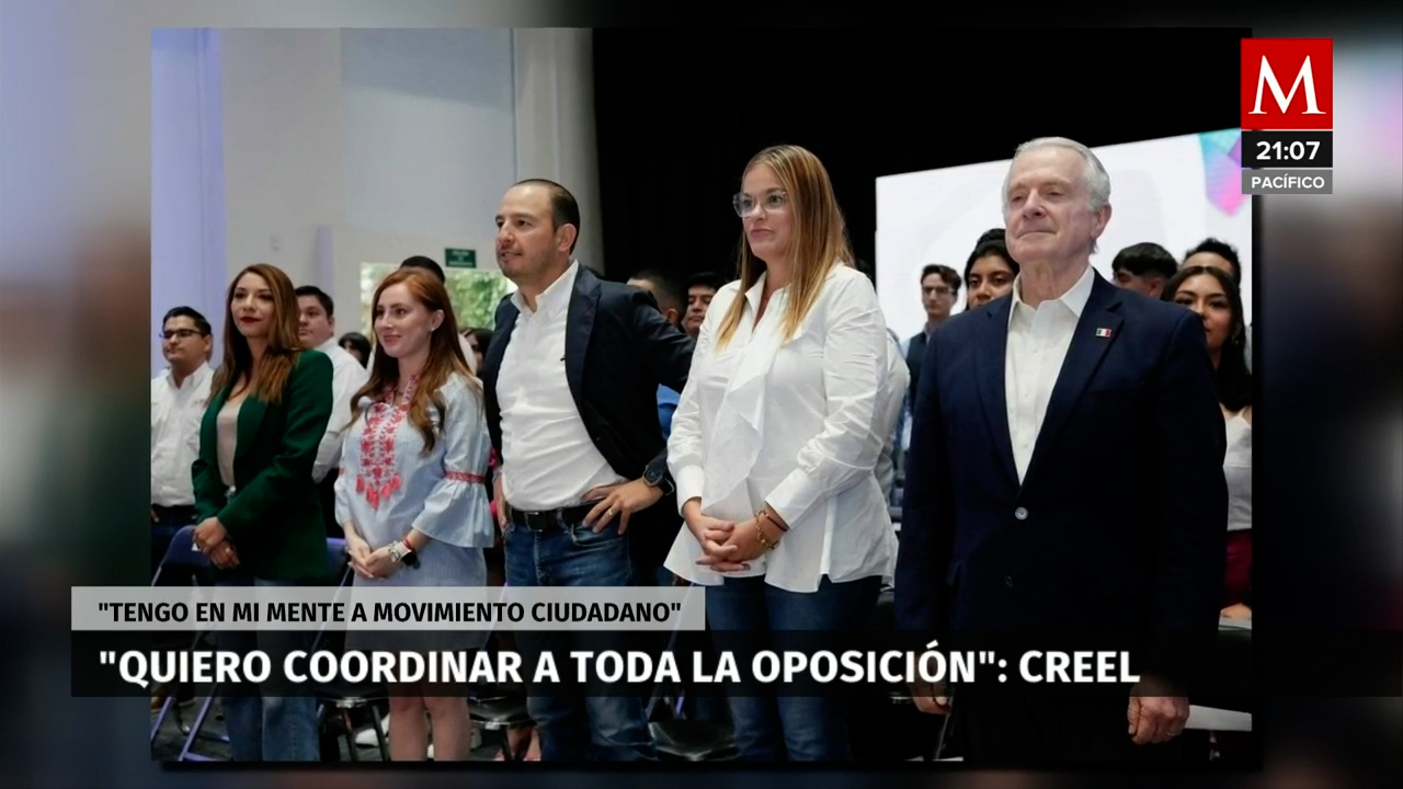 Santiago Creel busca unificar a la oposición con un enfoque en Movimiento Ciudadano