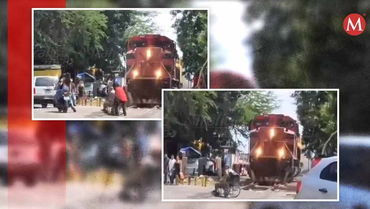 Rescate del hombre en silla de ruedas. (Especial)