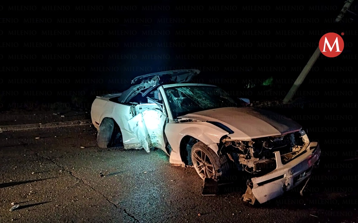 automovilista choca en avenida Hidalgo de Tampico | Jaime Maya