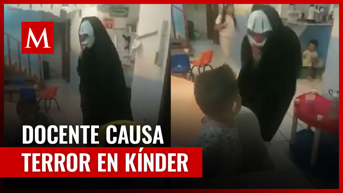 Clausuran kínder en el que presuntamente atemorizaban a menores de edad con disfraces