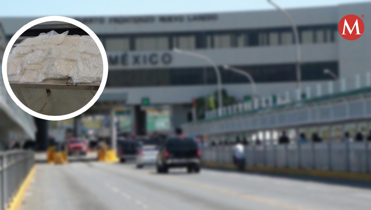 Decomisan metanfetamina en el puente 2 de la frontera de Tamaulipas