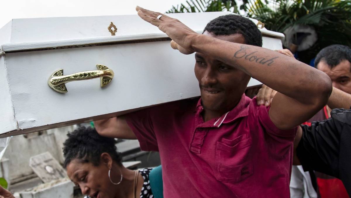 Eloáh Passos murió víctima de un arma de la policía de Río de Janeiro. (AP)