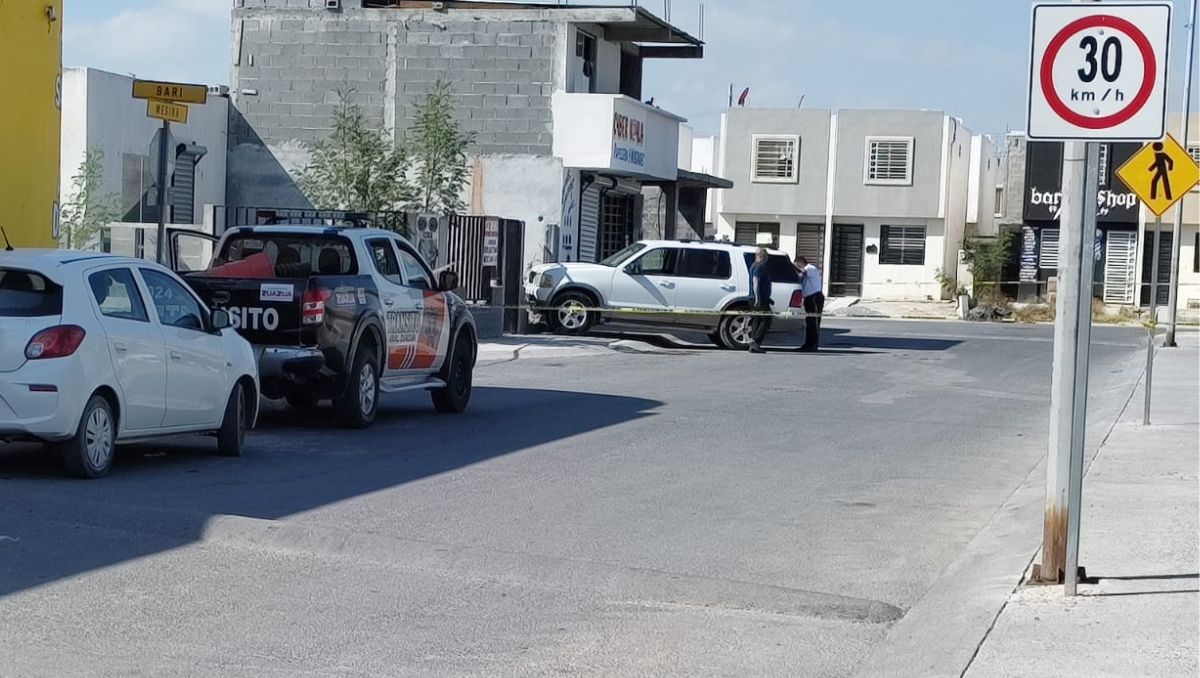 En el lugar se encuentran elementos de la Dirección de Tránsito municipal. Agustín Martínez