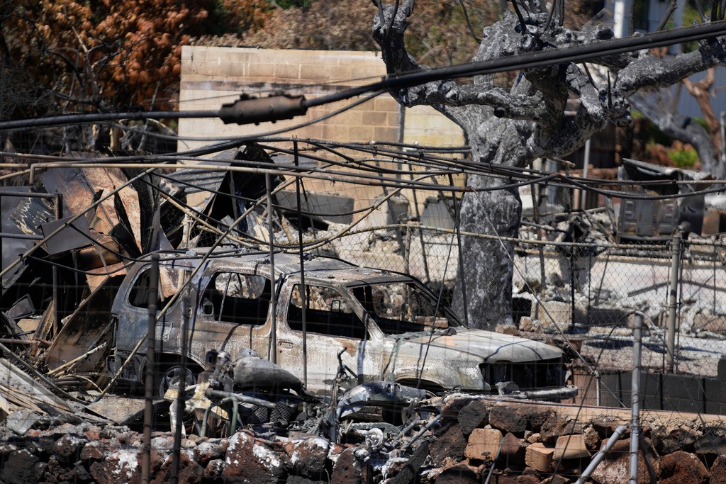 Incendios en Hawái. (AP)