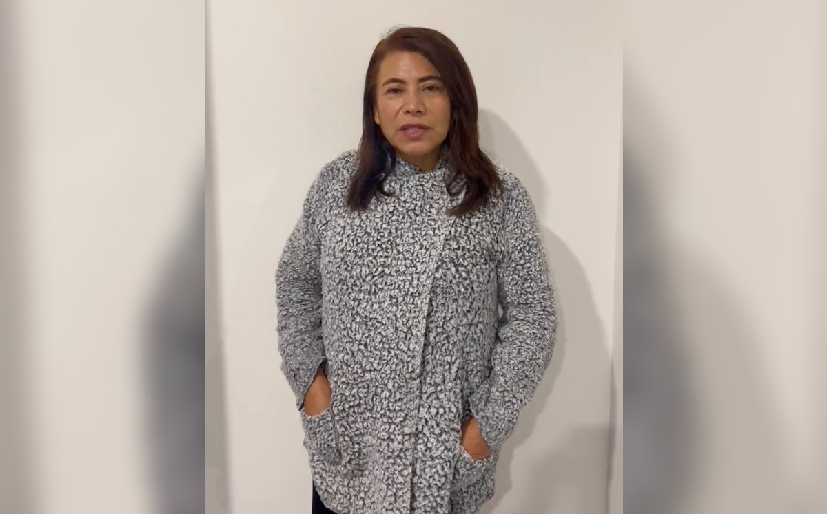 La legisladora chiapaneca Adela Ramos agradeció los mensajes de solidaridad. | Especial