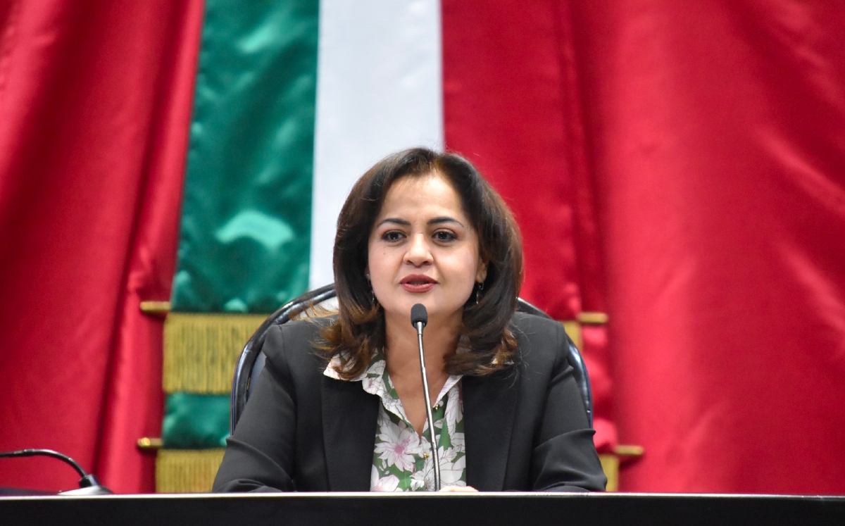 La legisladora priista Ana Lilia Herrera, presidenta de la Comisión de Derechos. | Especial