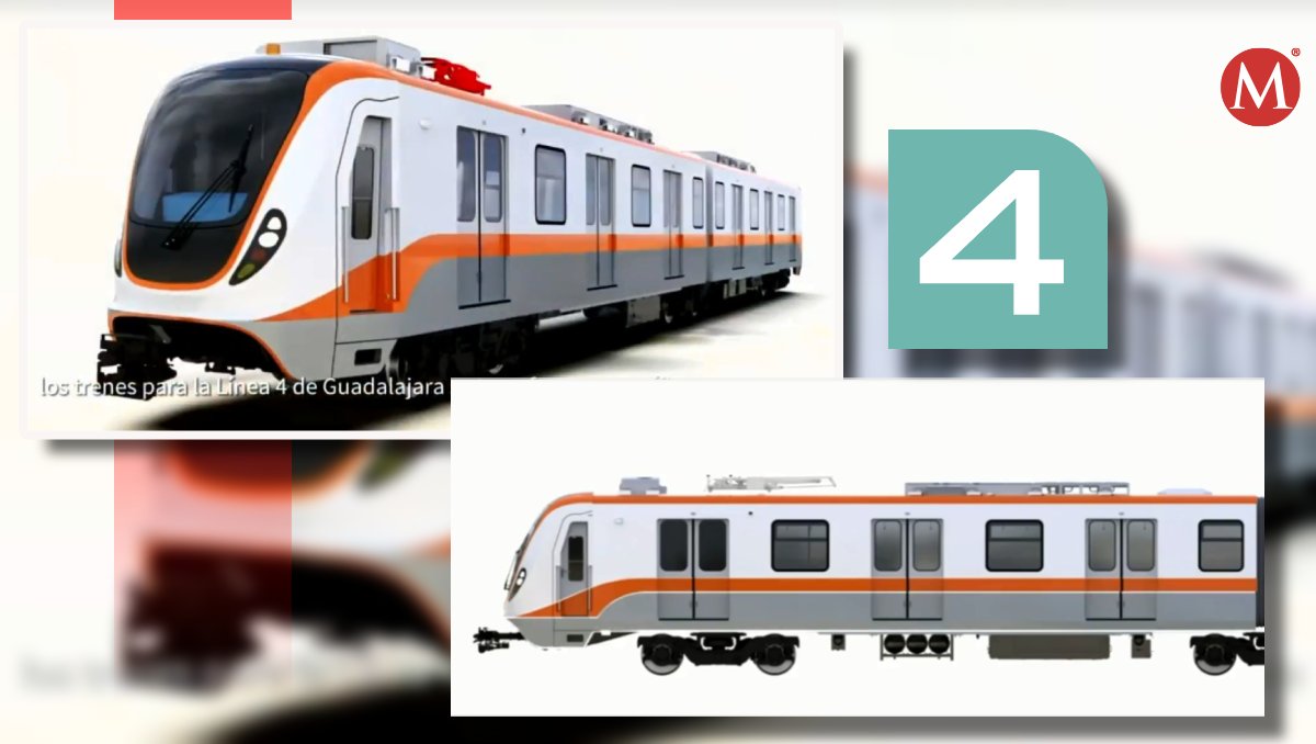 Así lucen los trenes de la Línea 4. (Especial)