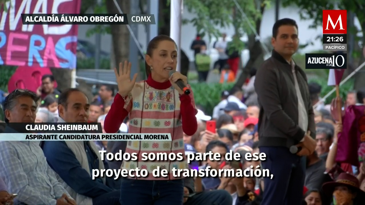 Claudia Sheinbaum destaca la importancia de la unidad entre aspirantes presidenciales