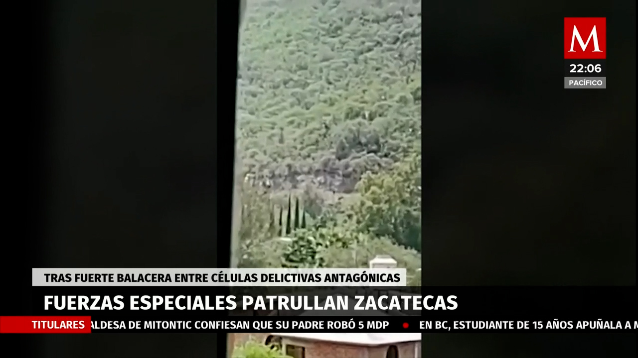 Enfrentamiento entre grupos delictivos en la frontera de Zacatecas y Jalisco
