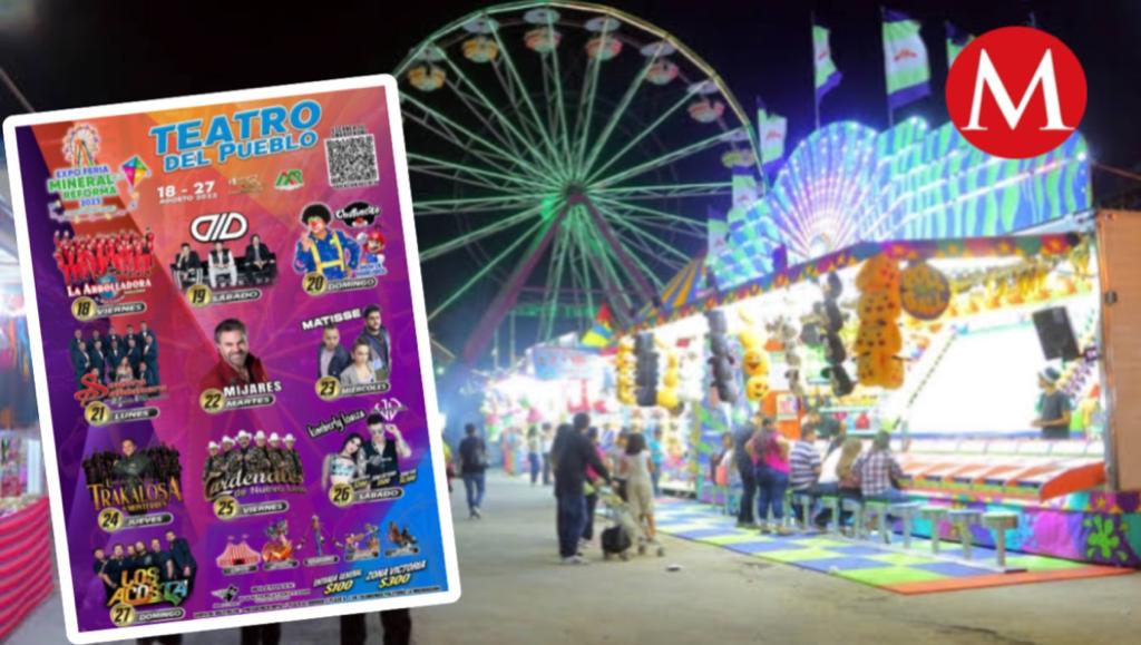 Kimberly Loaiza y JD Pantoja estarán en la Feria de Mineral de la Reforma.