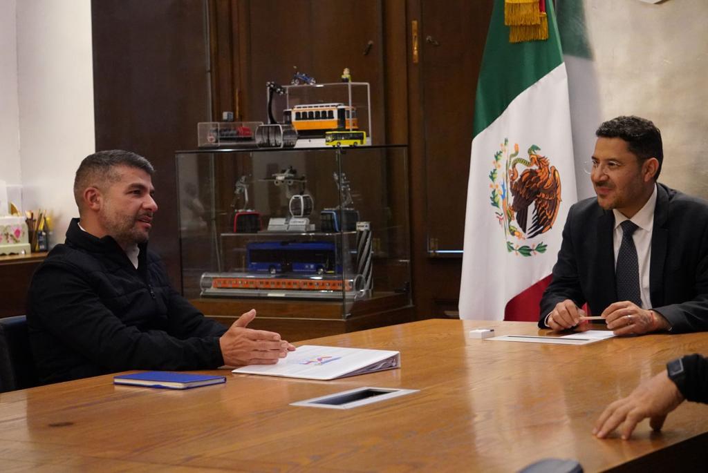 Mauricio Tabe y Martí Batres se reúnen para reforzar seguridad en Miguel Hidalgo