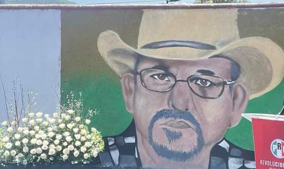 Mural de Hipólito Mora en instalaciones del PRI | Michoacán | César Cabrera