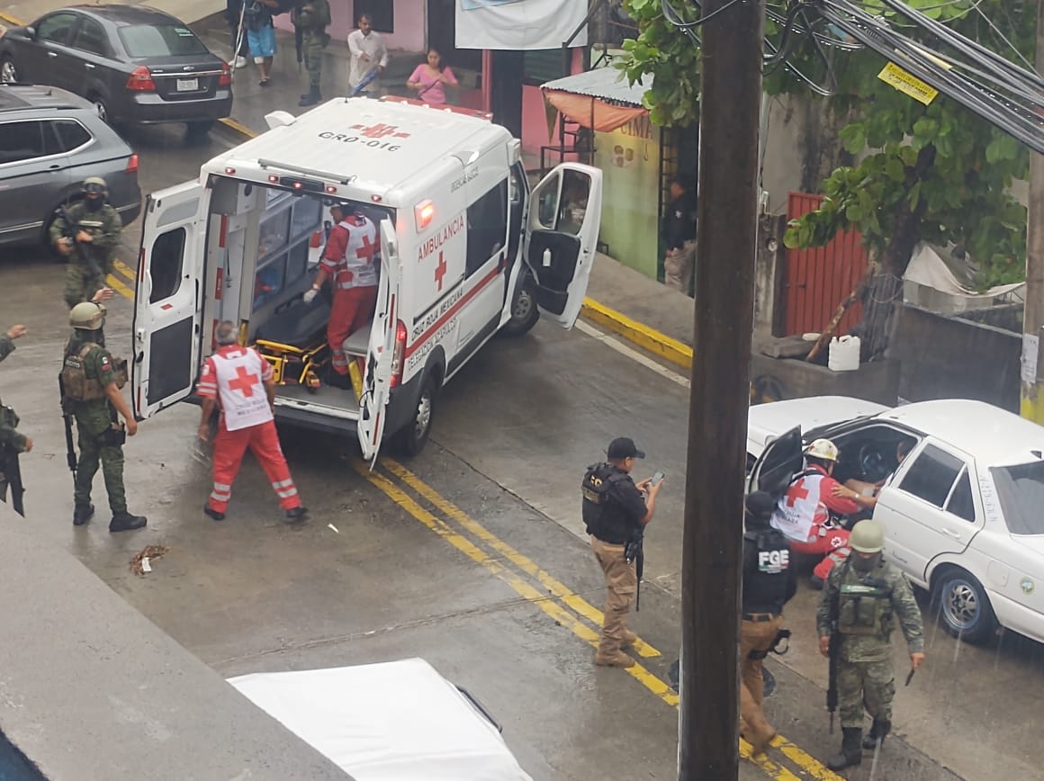 Dos personas resultaron heridas por impactos de bala. | Especial