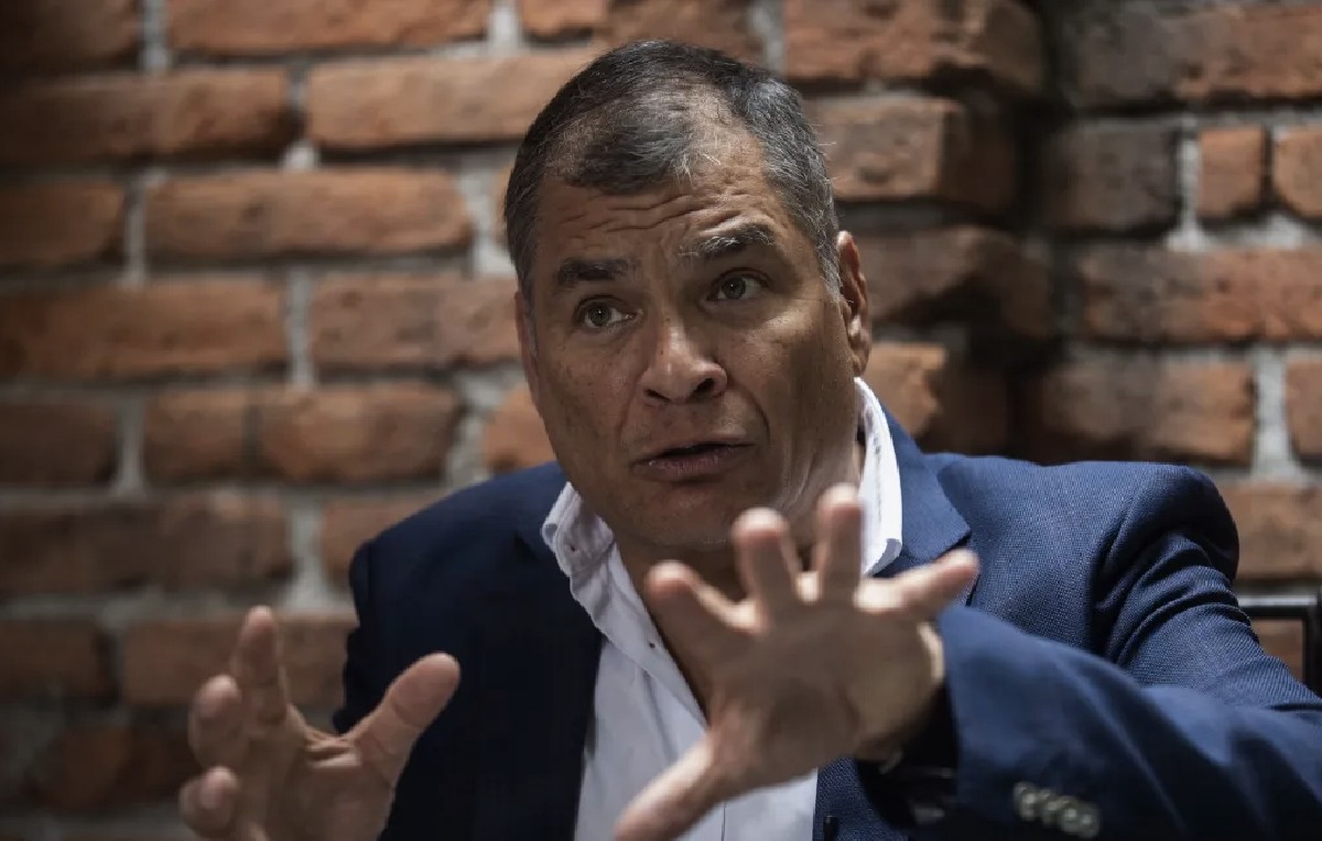 EX presidente de Ecuador, Rafael Correa, en entrevista con la agencia de noticias EFE