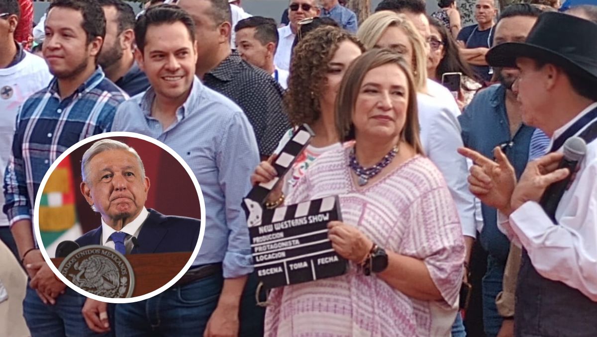 Xóchitl Gálvez en su visita a Durango. | Especial