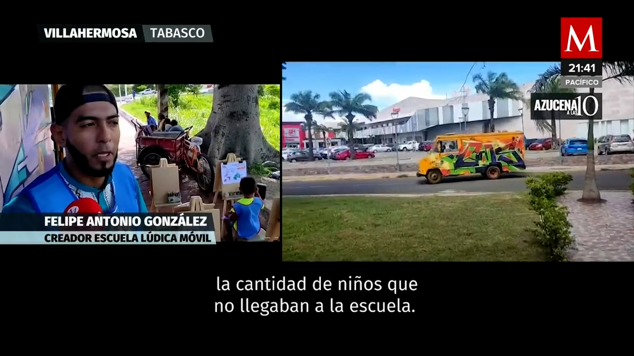 Felipe, el Barman que Creó una Escuela Móvil para Niños Vulnerables en Tabasco