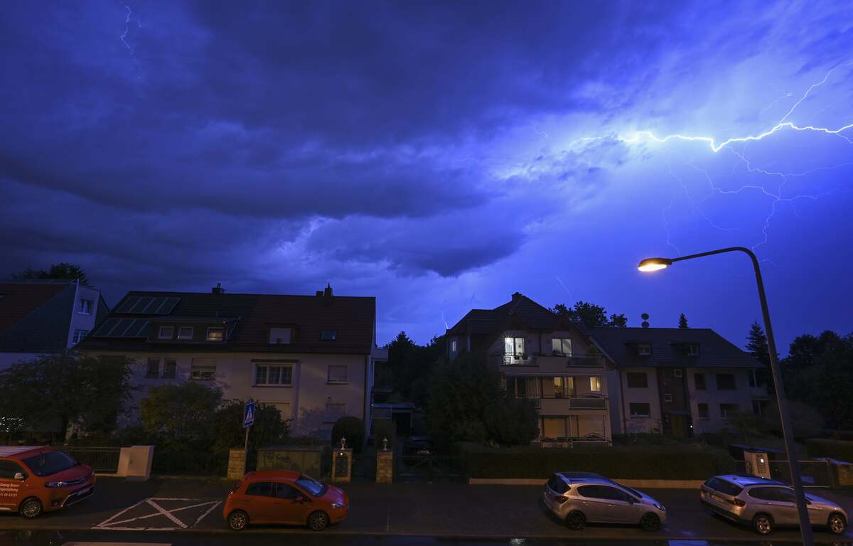 Lluvias causan inundaciones en Alemania. (AP)