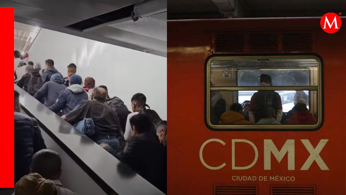 Metro de la Ciudad de México presenta fallas. | ESPECIAL