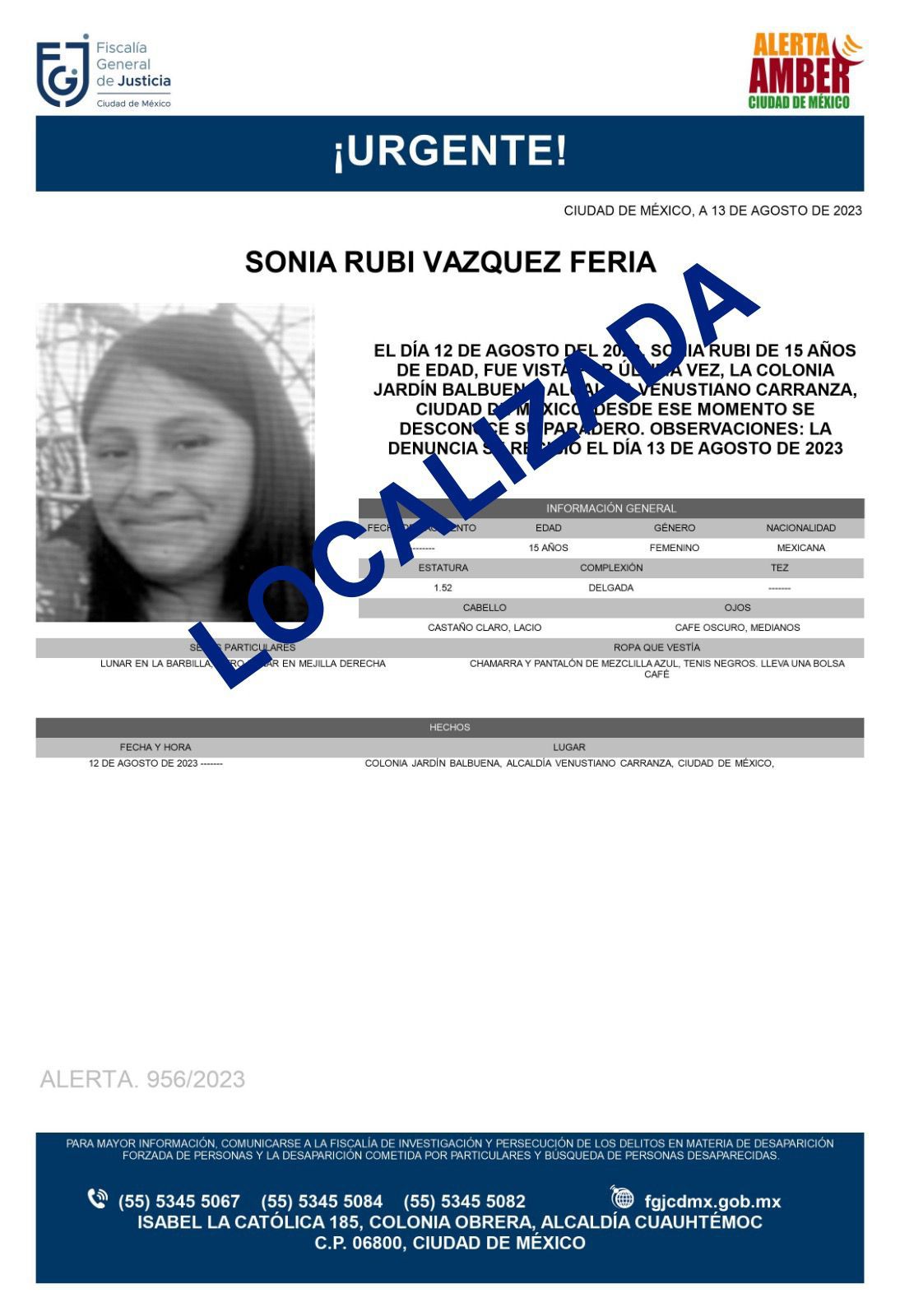 Joven de Oaxaca desaparecida en Edomex