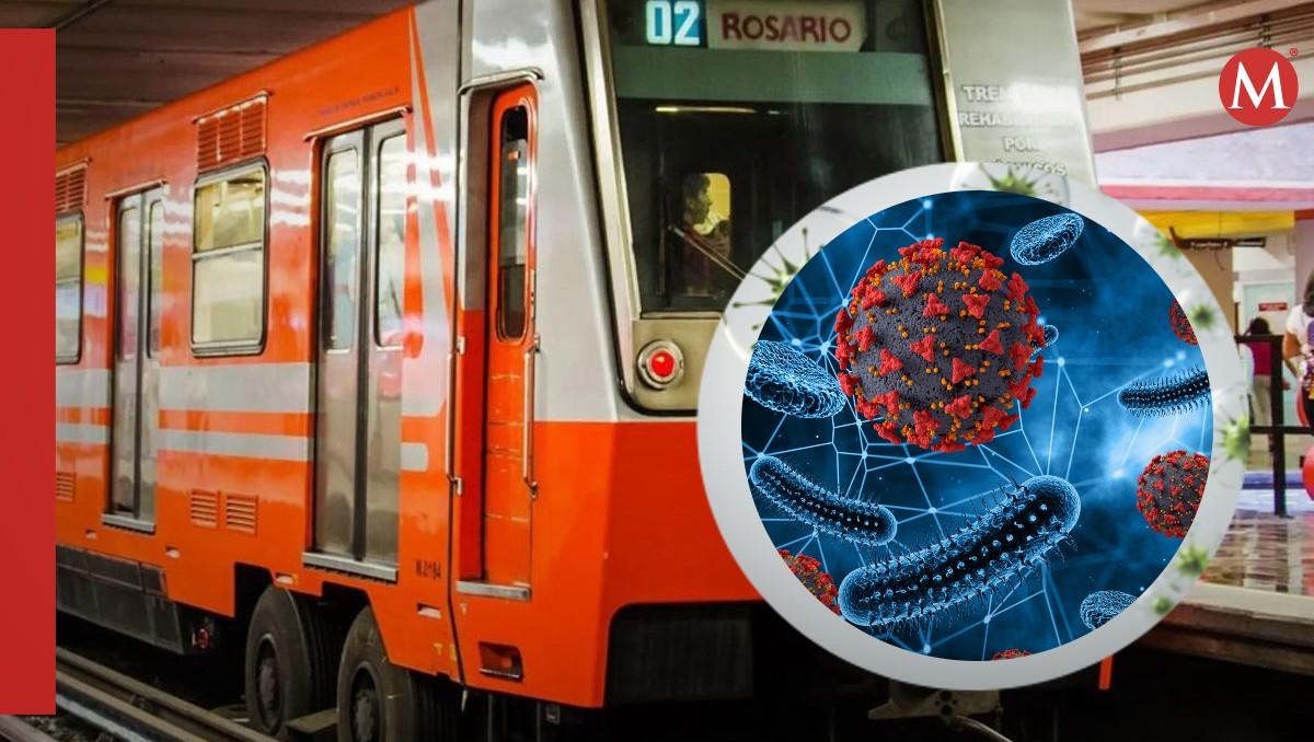 Bacterias metro CdMx / Freepik y Metro CdMx