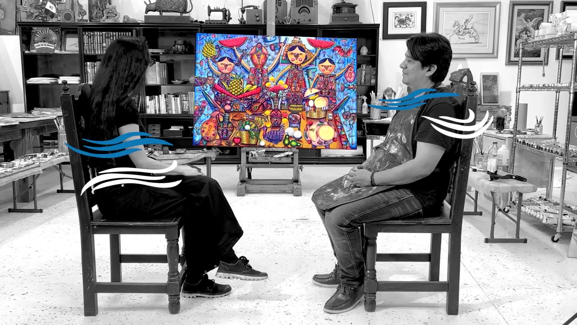 Riqueza gastronómica de Oaxaca en un lienzo | Los Colores del Sabor