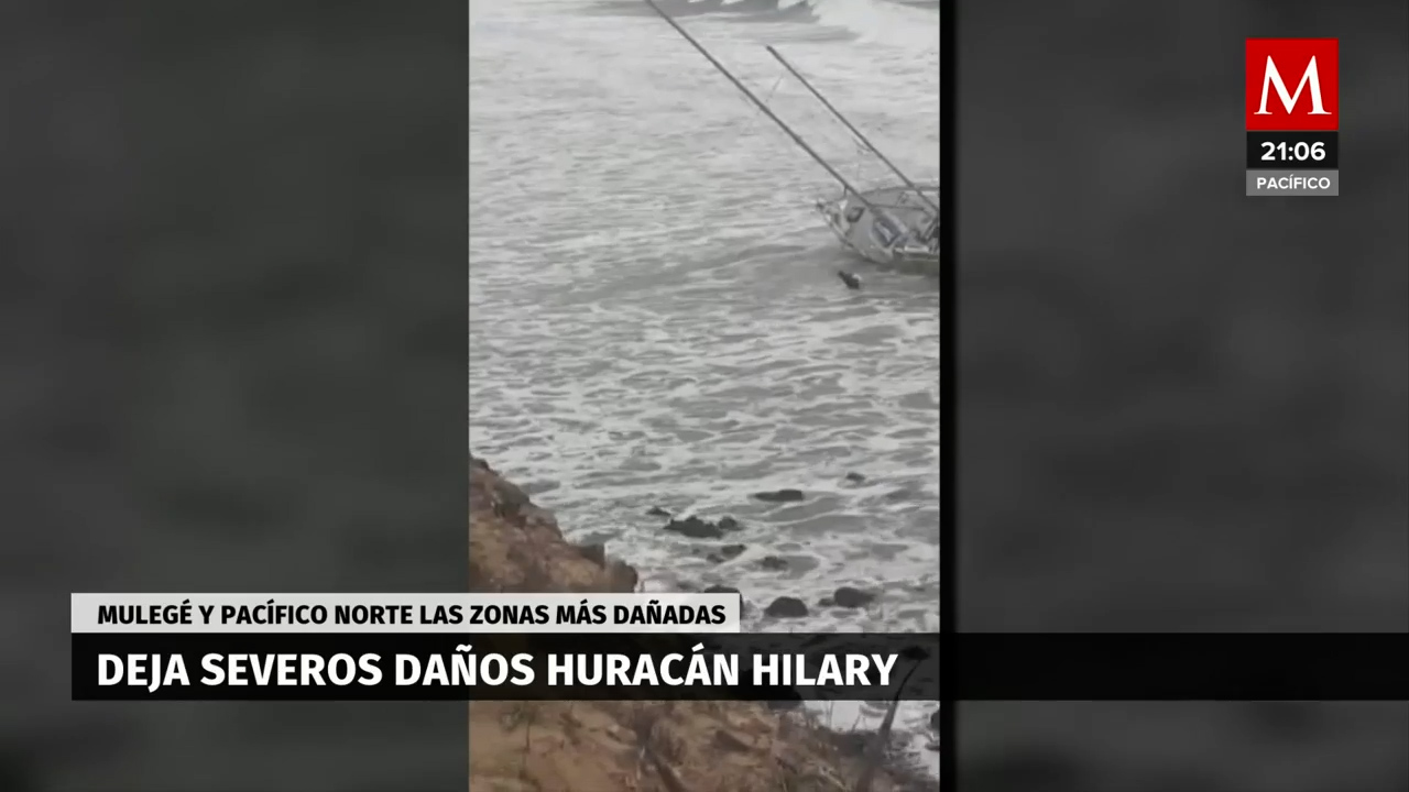 Huracán Hilary Azota Estados del Pacífico Mexicano