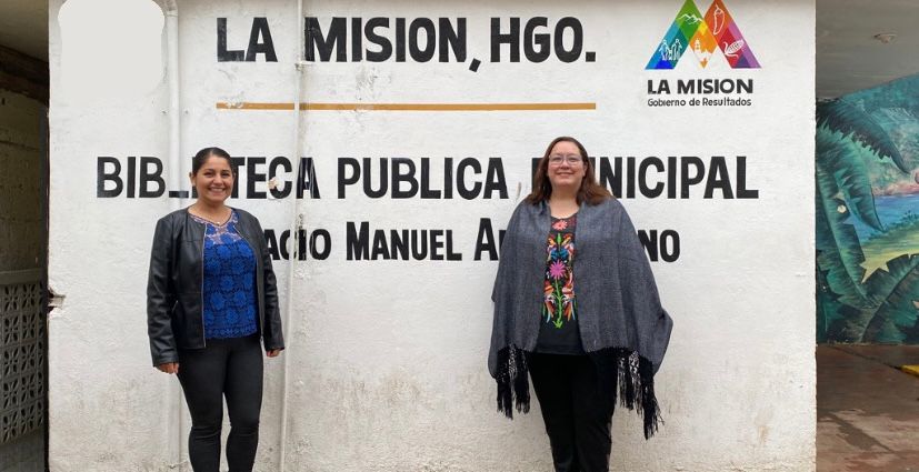 Tania Meza fue la primera funcionaria en visitar los 84 municipios de Hidalgo (Cortesía)