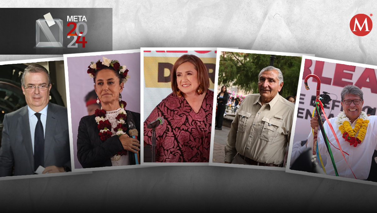 Los aspirantes presidenciales mantienen sus agendas para los recorridos por el país. | Diseño Milenio