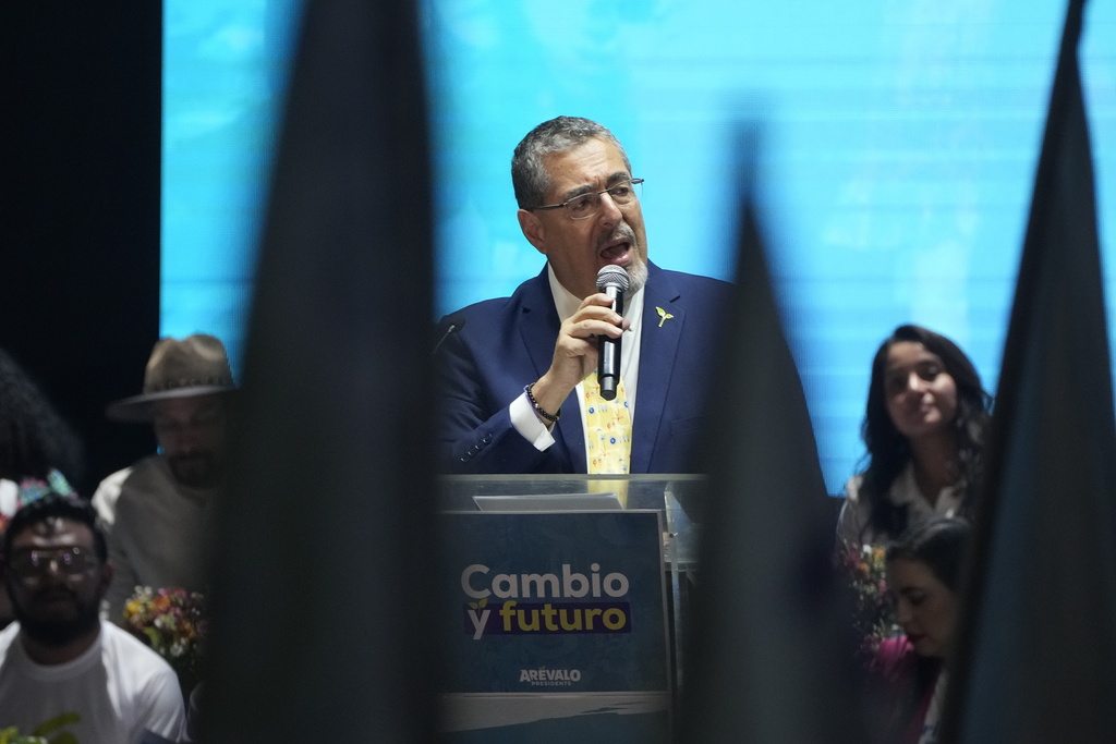 Bernardo Arévalo, candidato presidencial  que ganó las elecciones con el Movimiento Semilla | AP