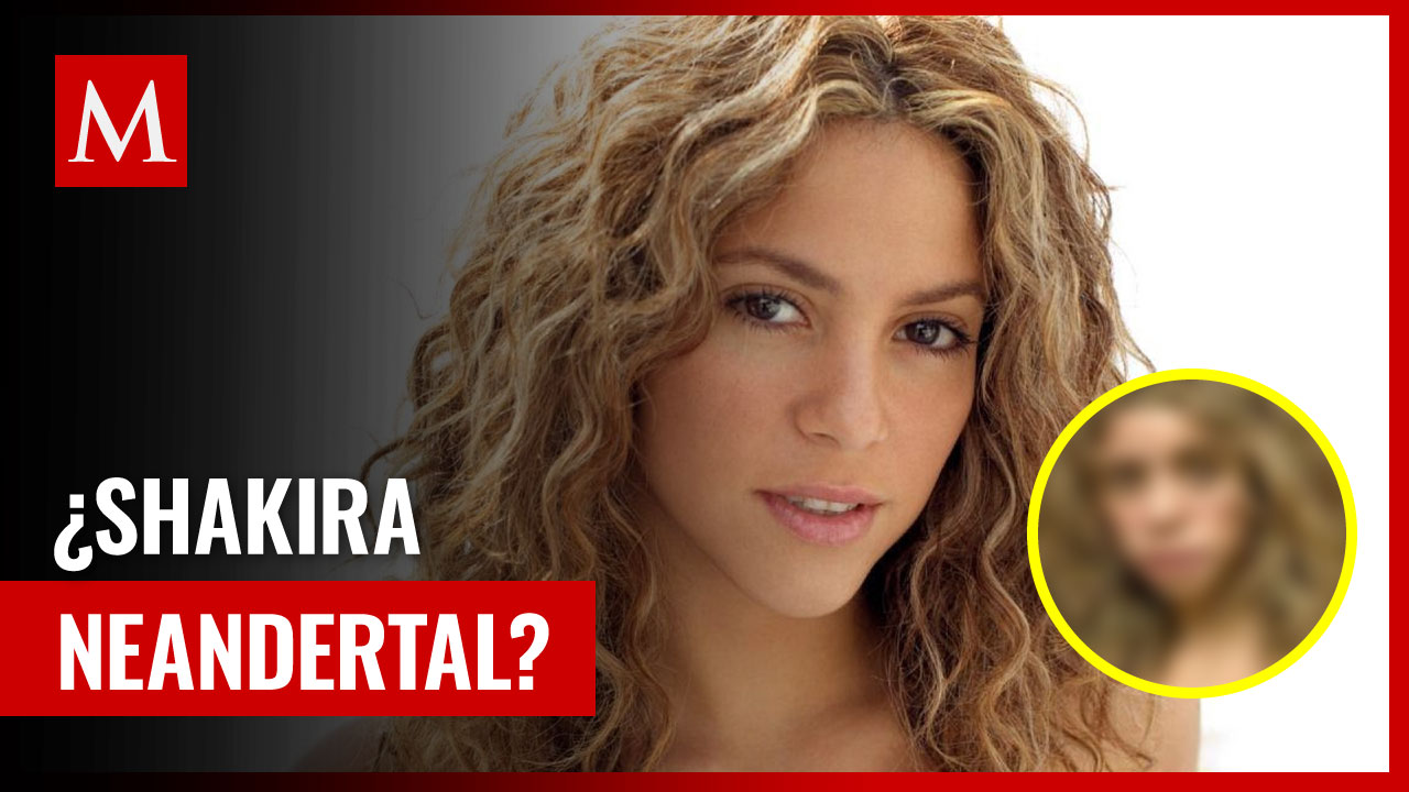 ¿Coincidencia? Viralizan en redes imagen de una mujer neandertal parecida a Shakira