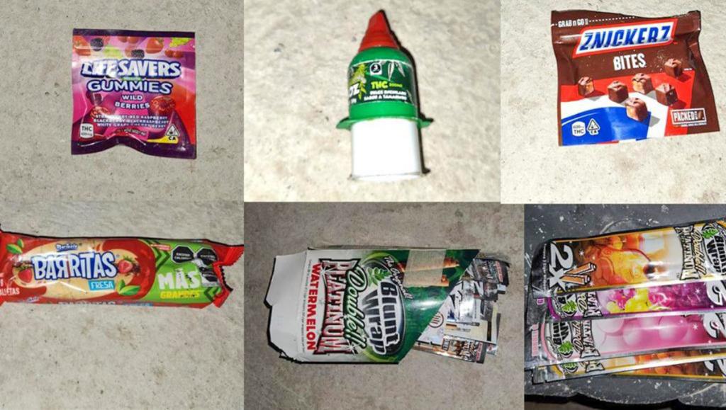 Droga fue localizada en empaques de dulces.