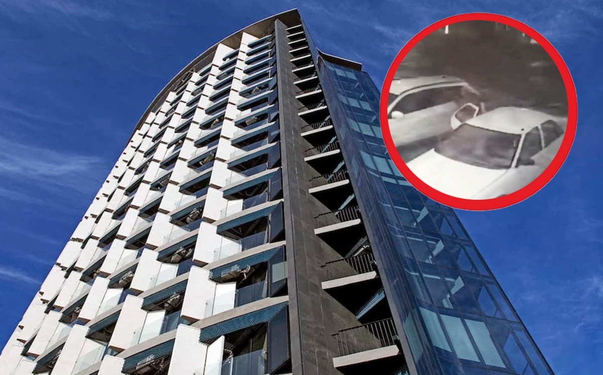 Ladrones rompen cristal y roban objetos de una camioneta en Torre Adamant, de León | Especial