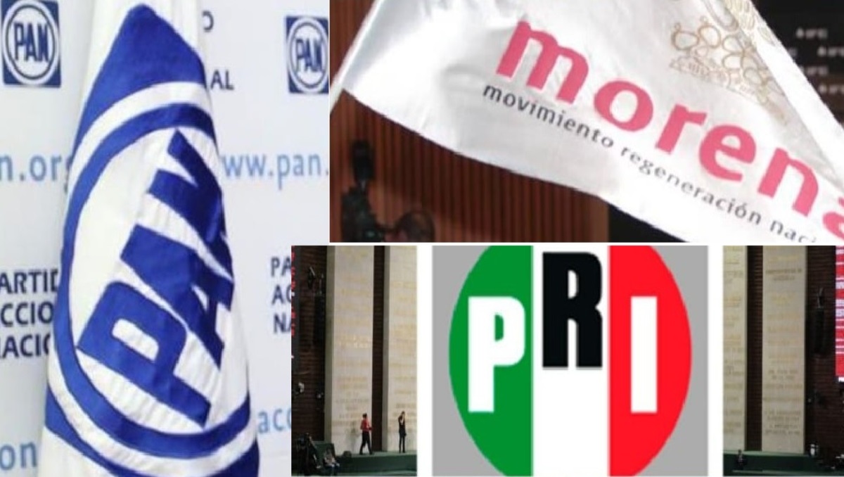 Morena, PAN y PRI, con mayor fuerza electoral en Puebla | Archivo Milenio